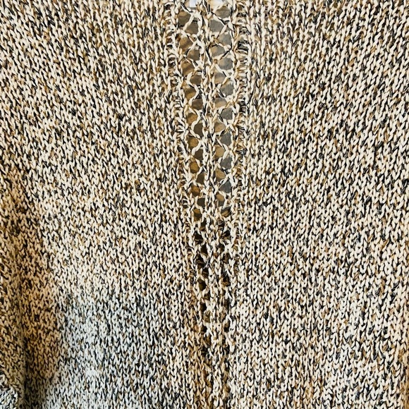 J.Jill Knit Neutral Colors Sweater size Medium - Picture 8 of 9